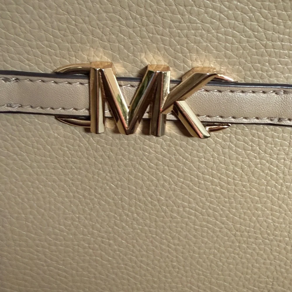 Michael Kors Reed Leather Belted Satchel